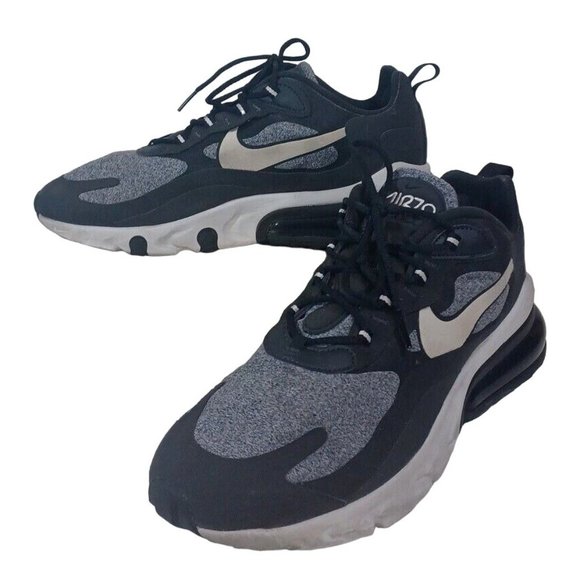 Exc Nike Air Max 270 React Op Art 2019 Size 11 Rare Authentic Black Grey Trainer - Picture 7 of 15